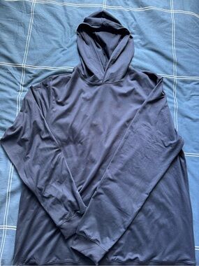 Skims Men’s Outdoor Jersey Classic Fit Pullover Hoodie Dark Navy